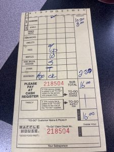 와플하우스 (Waffle House) Corsicana(코르시카나)