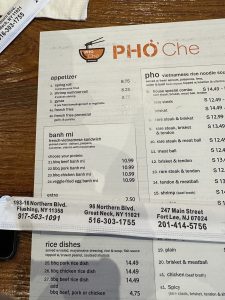 PHO CHE - PHỚ Chè (포체 뉴저지)